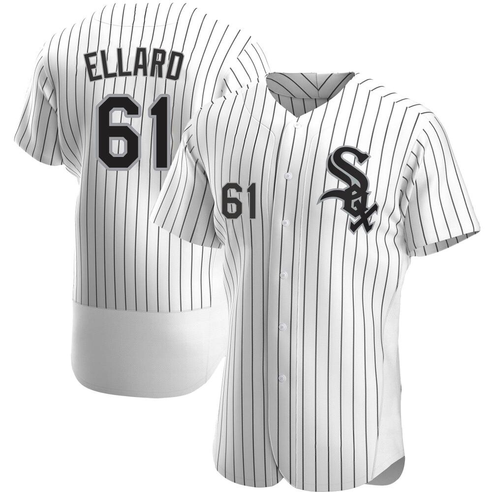 Authentic Fraser Ellard Men's Chicago White Sox White Home Jersey Authentic Fraser Ellard Men's Chicago White Sox White Home Jersey