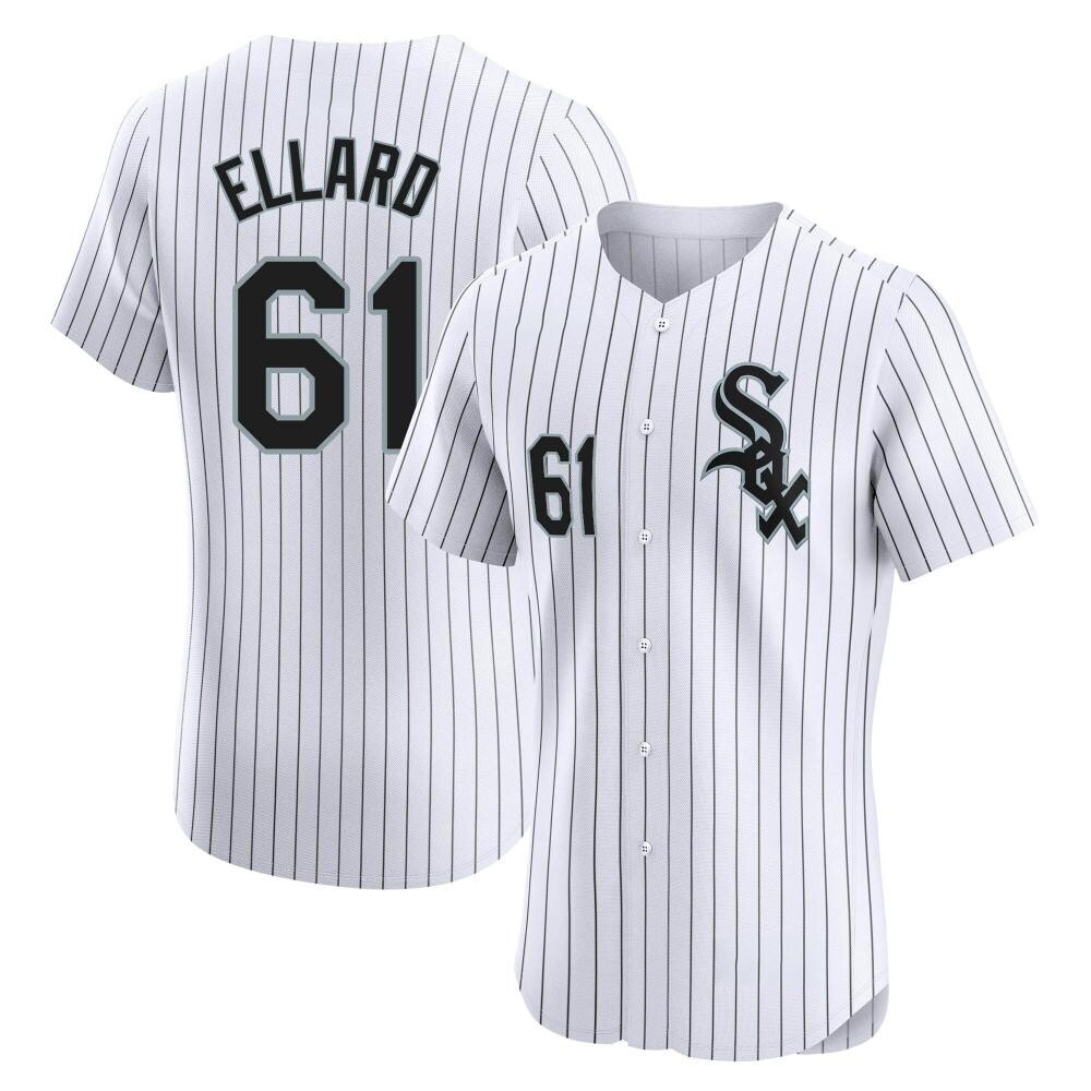 Elite Fraser Ellard Men's Chicago White Sox White Home Jersey