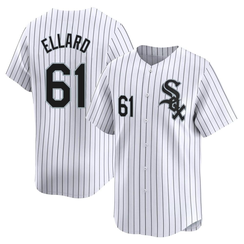 Limited Fraser Ellard Men's Chicago White Sox White Home Jersey Limited Fraser Ellard Men's Chicago White Sox White Home Jersey