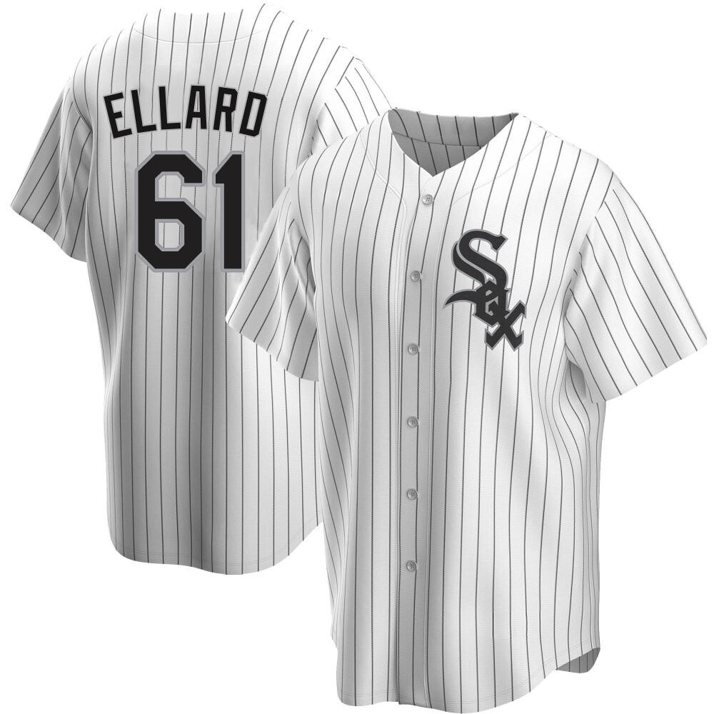 Replica Fraser Ellard Men's Chicago White Sox White Home Jersey Replica Fraser Ellard Men's Chicago White Sox White Home Jersey