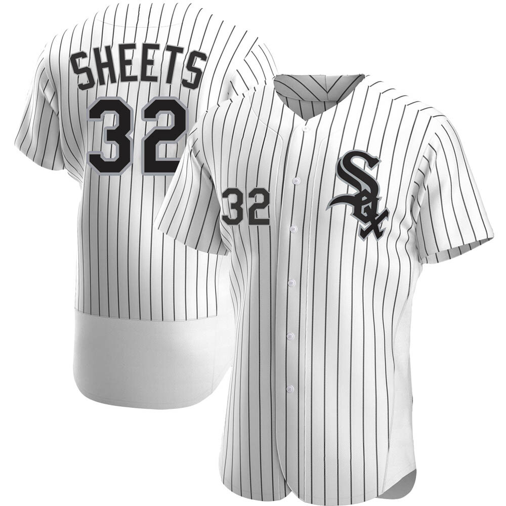 Authentic Gavin Sheets Men's Chicago White Sox White Home Jersey Authentic Gavin Sheets Men's Chicago White Sox White Home Jersey