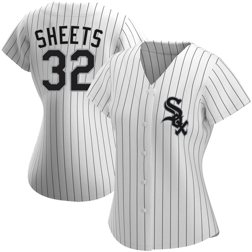 Authentic Gavin Sheets Women's Chicago White Sox White Home Jersey Authentic Gavin Sheets Women's Chicago White Sox White Home Jersey