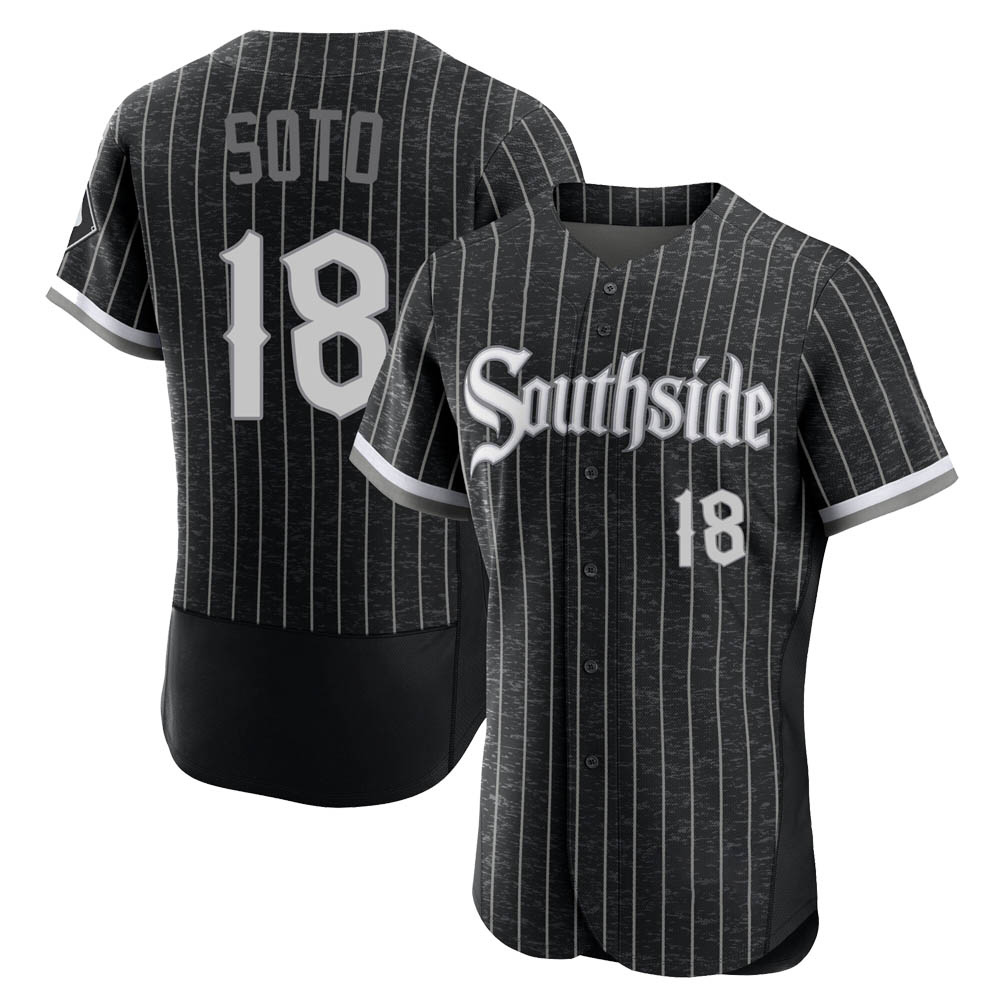 Authentic Geovany Soto Men's Chicago White Sox Black 2021 City Connect Jersey Authentic Geovany Soto Men's Chicago White Sox Black 2021 City Connect Jersey