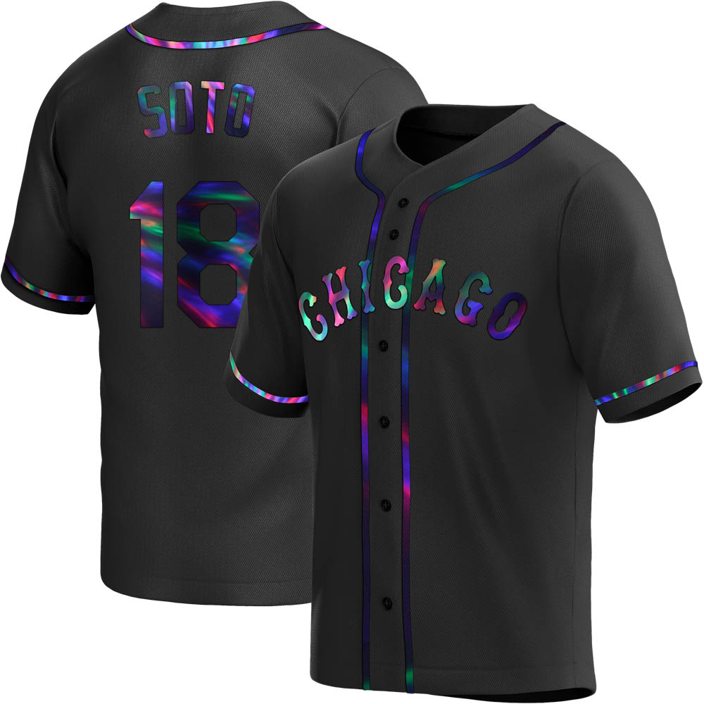 Replica Geovany Soto Youth Chicago White Sox Black Holographic Alternate Jersey Replica Geovany Soto Youth Chicago White Sox Black Holographic Alternate Jersey