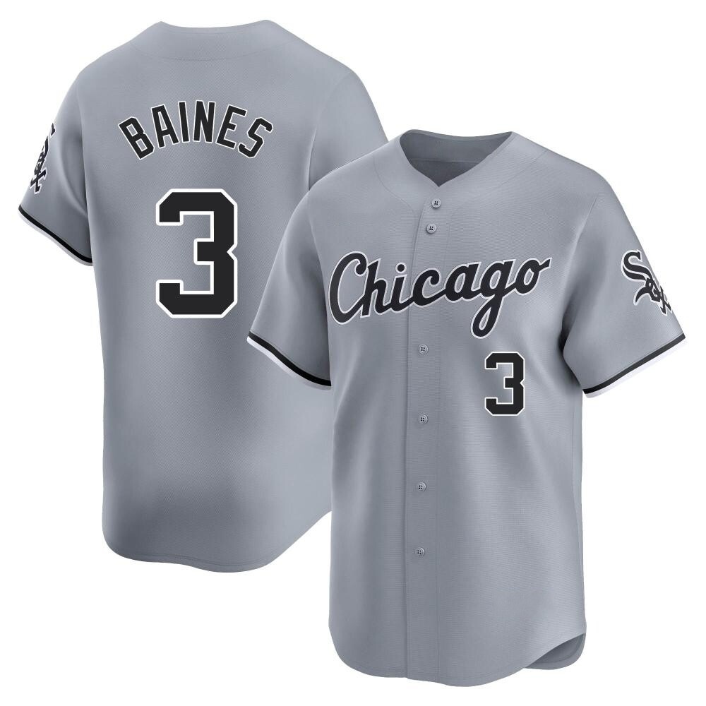 Limited Harold Baines Youth Chicago White Sox Gray Road Jersey Limited Harold Baines Youth Chicago White Sox Gray Road Jersey