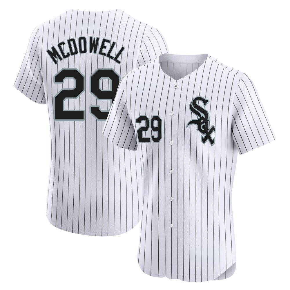 Elite Jack Mcdowell Men's Chicago White Sox White Home Jersey Elite Jack Mcdowell Men's Chicago White Sox White Home Jersey