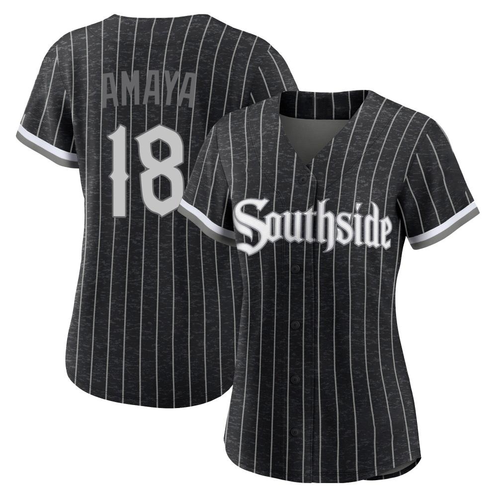 Authentic Jacob Amaya Women's Chicago White Sox Black 2021 City Connect Jersey Authentic Jacob Amaya Women's Chicago White Sox Black 2021 City Connect Jersey