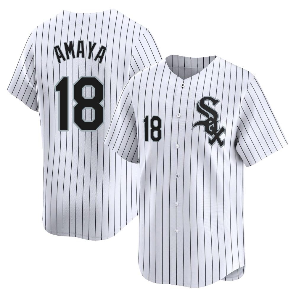 Limited Jacob Amaya Youth Chicago White Sox White Home Jersey Limited Jacob Amaya Youth Chicago White Sox White Home Jersey
