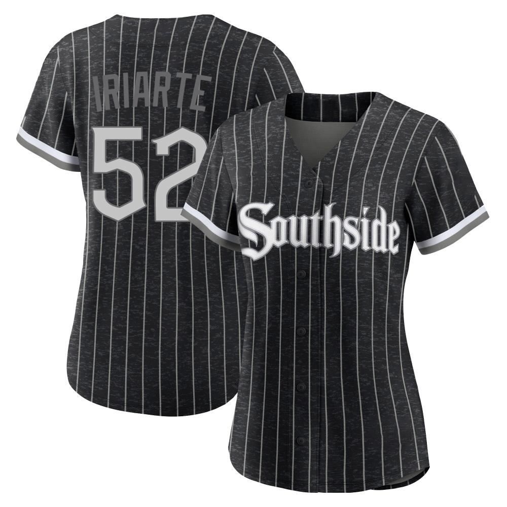 Replica Jairo Iriarte Women's Chicago White Sox Black 2021 City Connect Jersey Replica Jairo Iriarte Women's Chicago White Sox Black 2021 City Connect Jersey