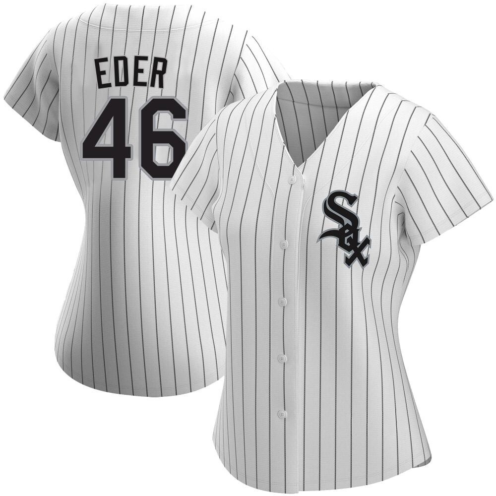 Authentic Jake Eder Women's Chicago White Sox White Home Jersey Authentic Jake Eder Women's Chicago White Sox White Home Jersey