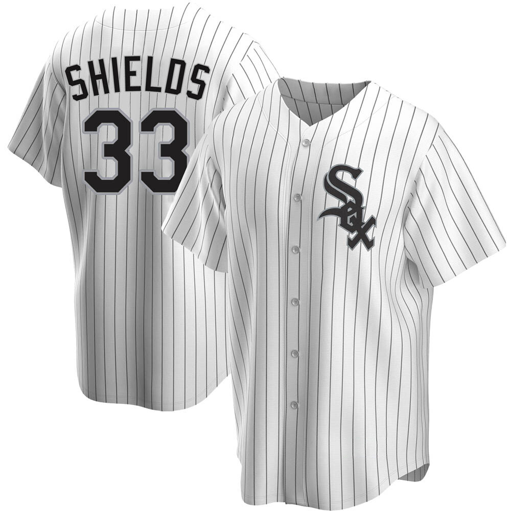 Replica James Shields Men's Chicago White Sox White Home Jersey Replica James Shields Men's Chicago White Sox White Home Jersey