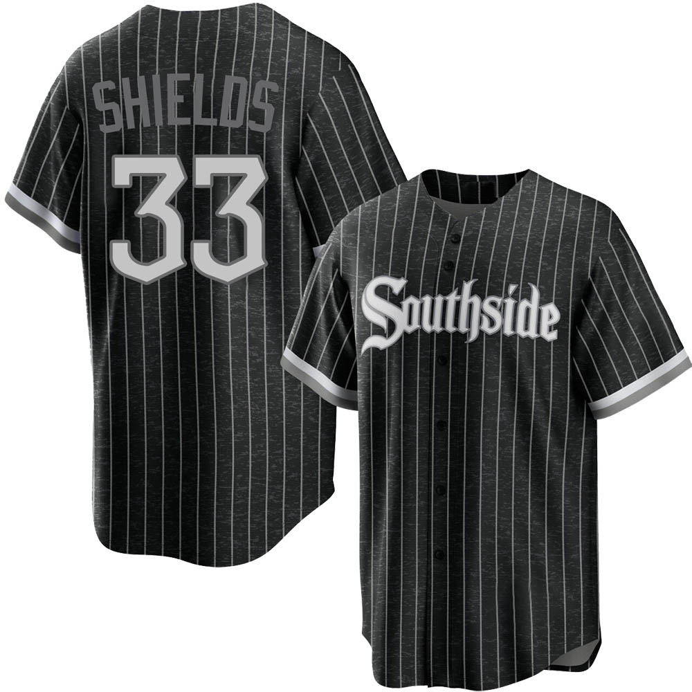 Replica James Shields Youth Chicago White Sox Black 2021 City Connect Jersey Replica James Shields Youth Chicago White Sox Black 2021 City Connect Jersey