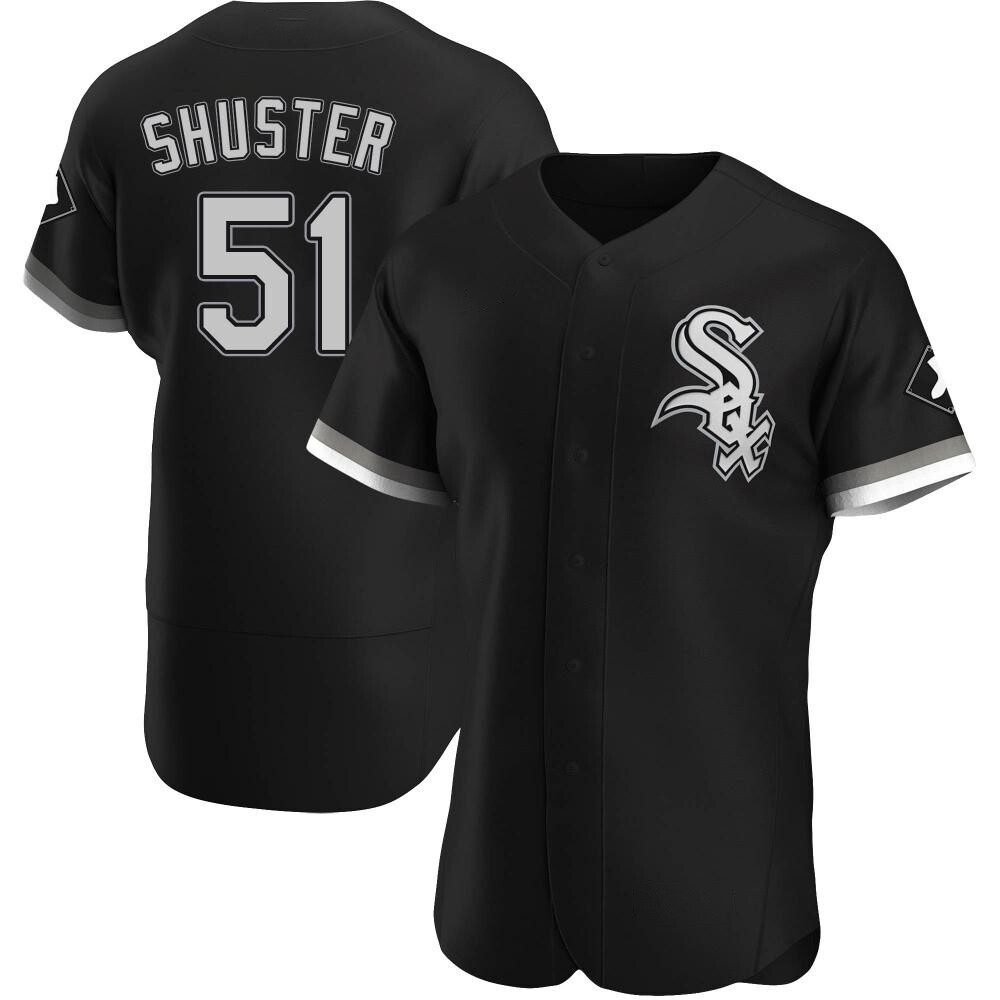 Authentic Jared Shuster Men's Chicago White Sox Black Alternate Jersey Authentic Jared Shuster Men's Chicago White Sox Black Alternate Jersey