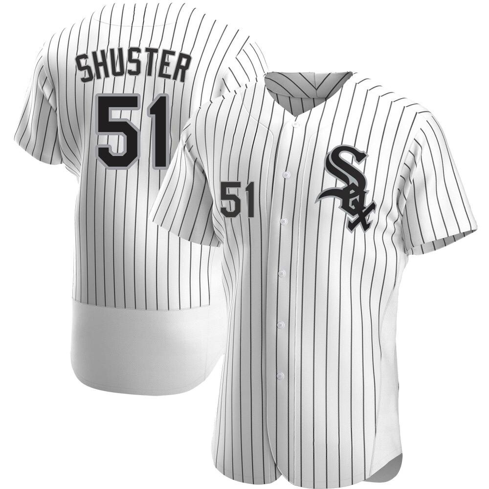 Authentic Jared Shuster Men's Chicago White Sox White Home Jersey Authentic Jared Shuster Men's Chicago White Sox White Home Jersey