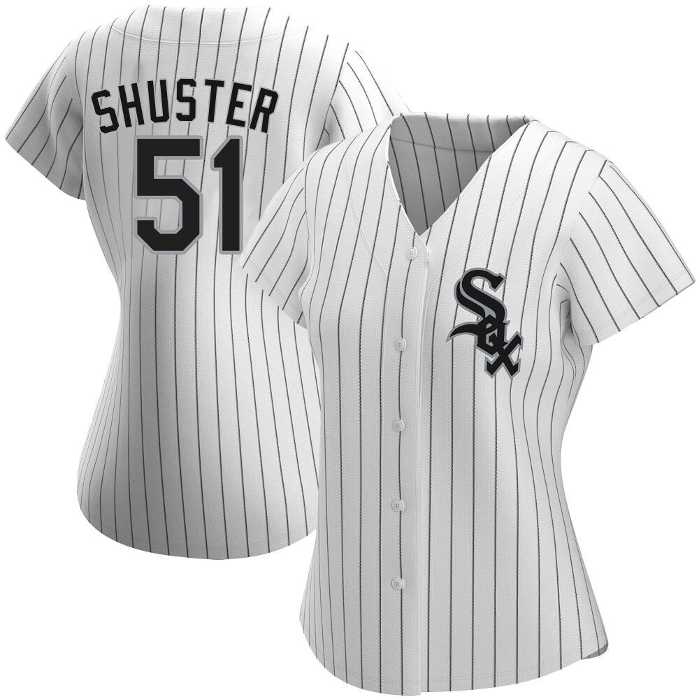 Authentic Jared Shuster Women's Chicago White Sox White Home Jersey Authentic Jared Shuster Women's Chicago White Sox White Home Jersey