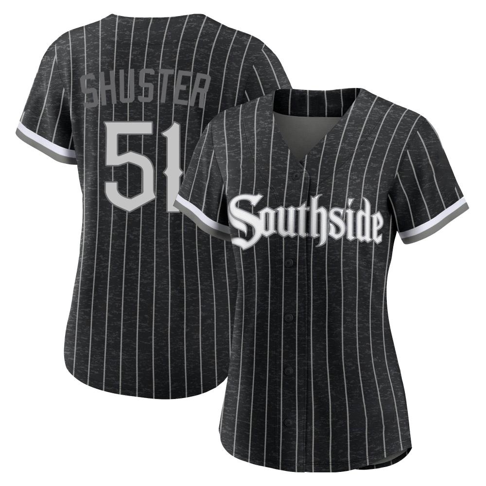 Replica Jared Shuster Women's Chicago White Sox Black 2021 City Connect Jersey Replica Jared Shuster Women's Chicago White Sox Black 2021 City Connect Jersey