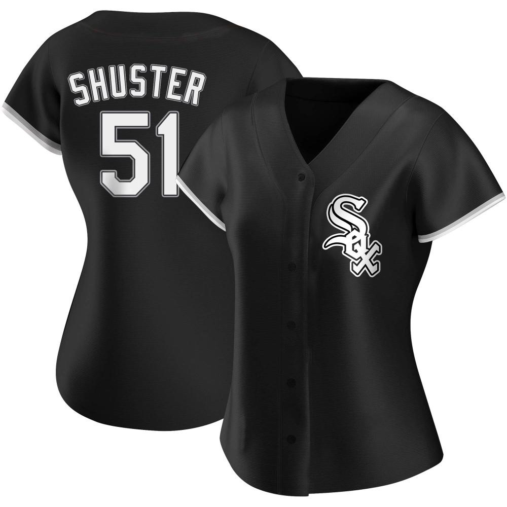 Replica Jared Shuster Women's Chicago White Sox Black Alternate Jersey Replica Jared Shuster Women's Chicago White Sox Black Alternate Jersey