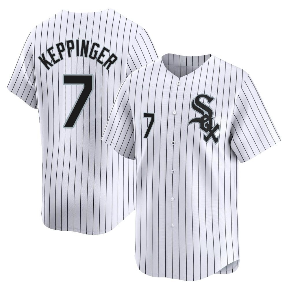 Limited Jeff Keppinger Men's Chicago White Sox White Home Jersey Limited Jeff Keppinger Men's Chicago White Sox White Home Jersey