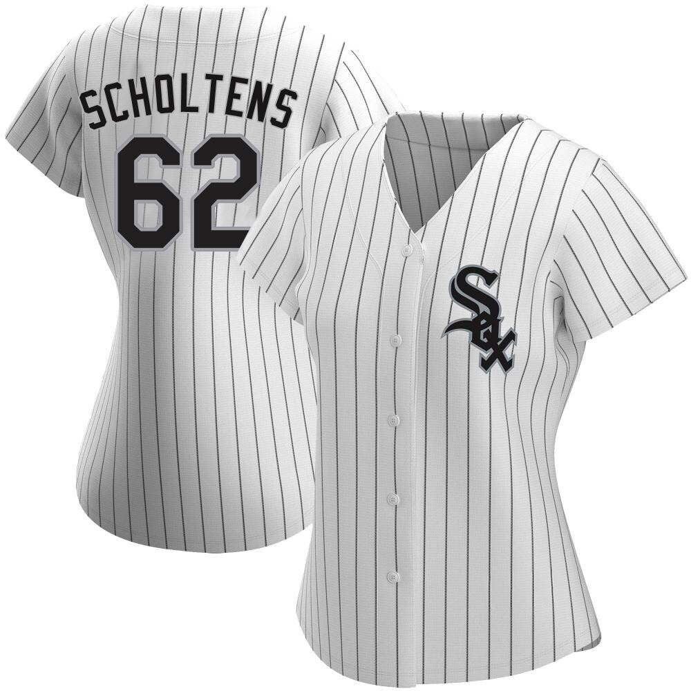 Authentic Jesse Scholtens Women's Chicago White Sox White Home Jersey Authentic Jesse Scholtens Women's Chicago White Sox White Home Jersey
