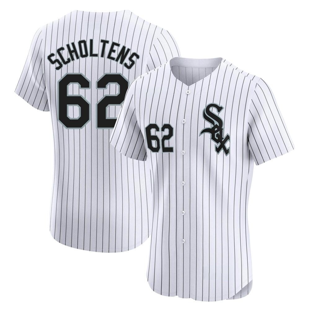 Elite Jesse Scholtens Men's Chicago White Sox White Home Jersey Elite Jesse Scholtens Men's Chicago White Sox White Home Jersey