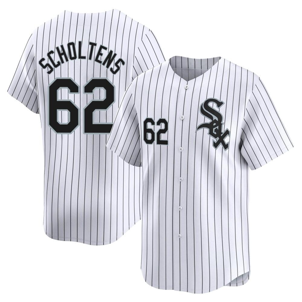 Limited Jesse Scholtens Youth Chicago White Sox White Home Jersey Limited Jesse Scholtens Youth Chicago White Sox White Home Jersey