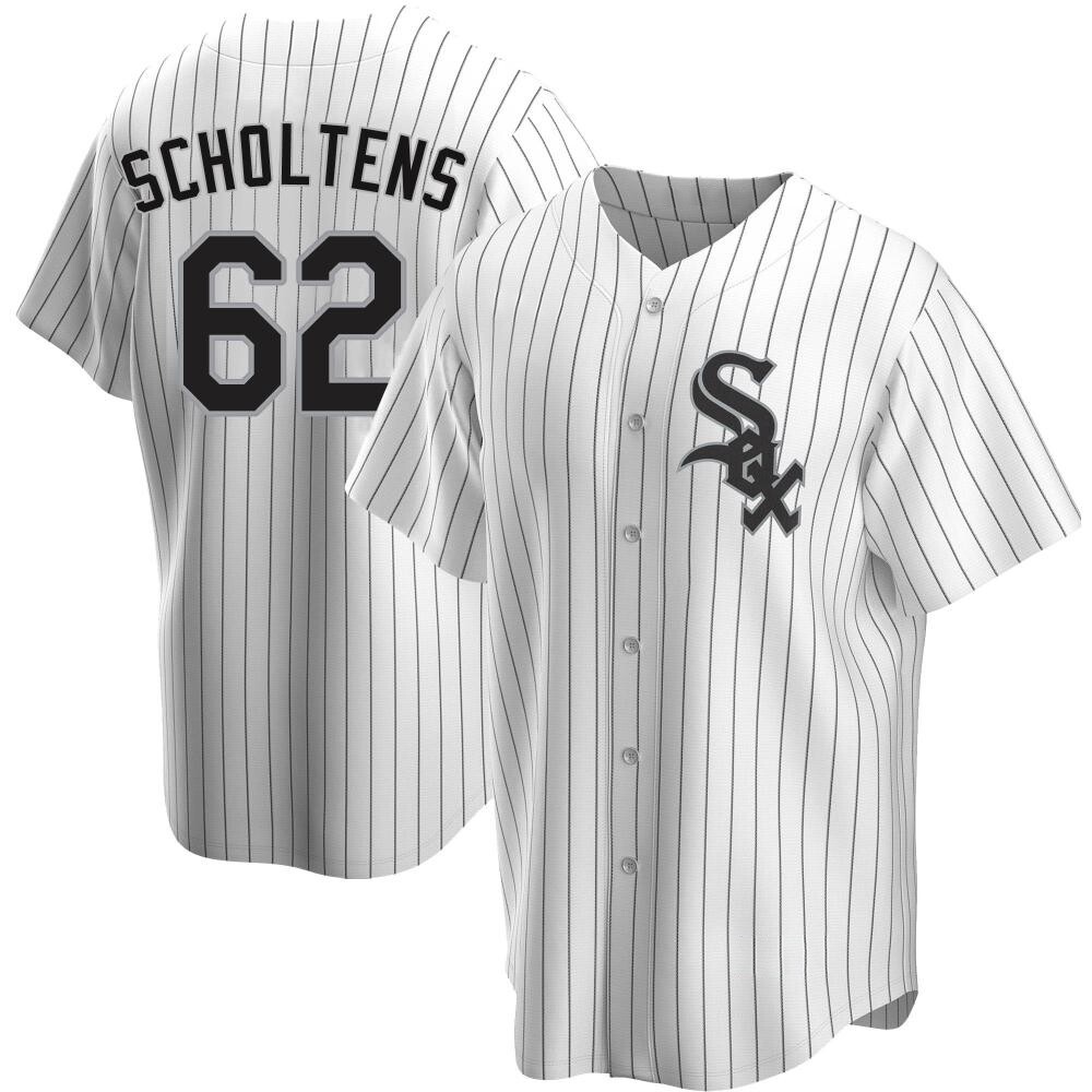 Replica Jesse Scholtens Youth Chicago White Sox White Home Jersey Replica Jesse Scholtens Youth Chicago White Sox White Home Jersey
