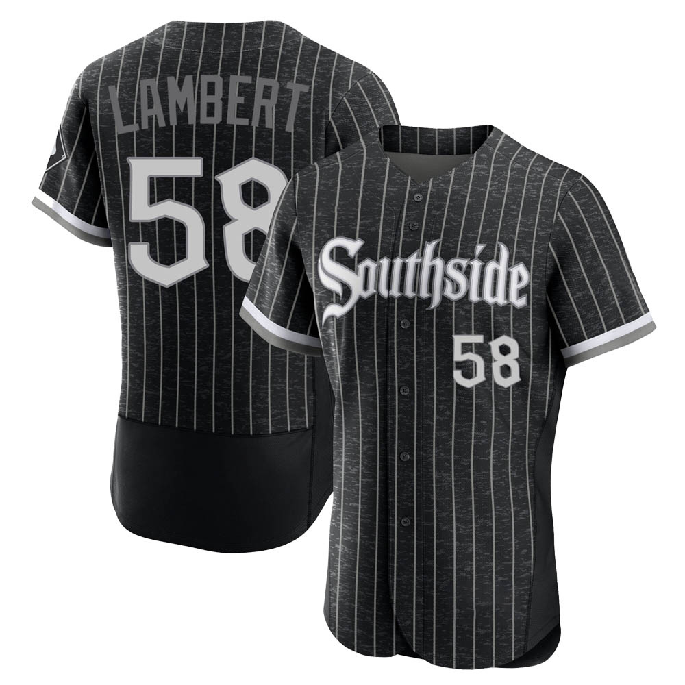 Authentic Jimmy Lambert Men's Chicago White Sox Black 2021 City Connect Jersey