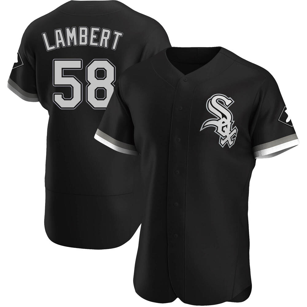 Authentic Jimmy Lambert Men's Chicago White Sox Black Alternate Jersey