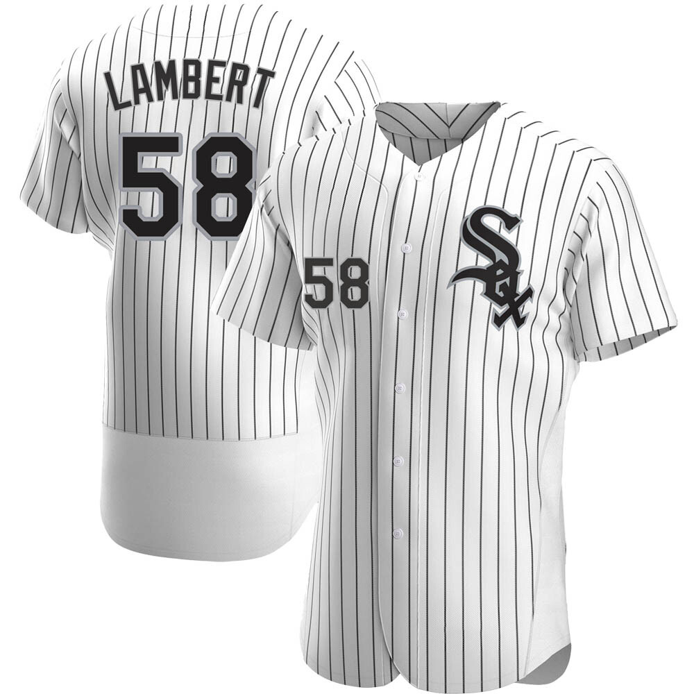 Authentic Jimmy Lambert Men's Chicago White Sox White Home Jersey
