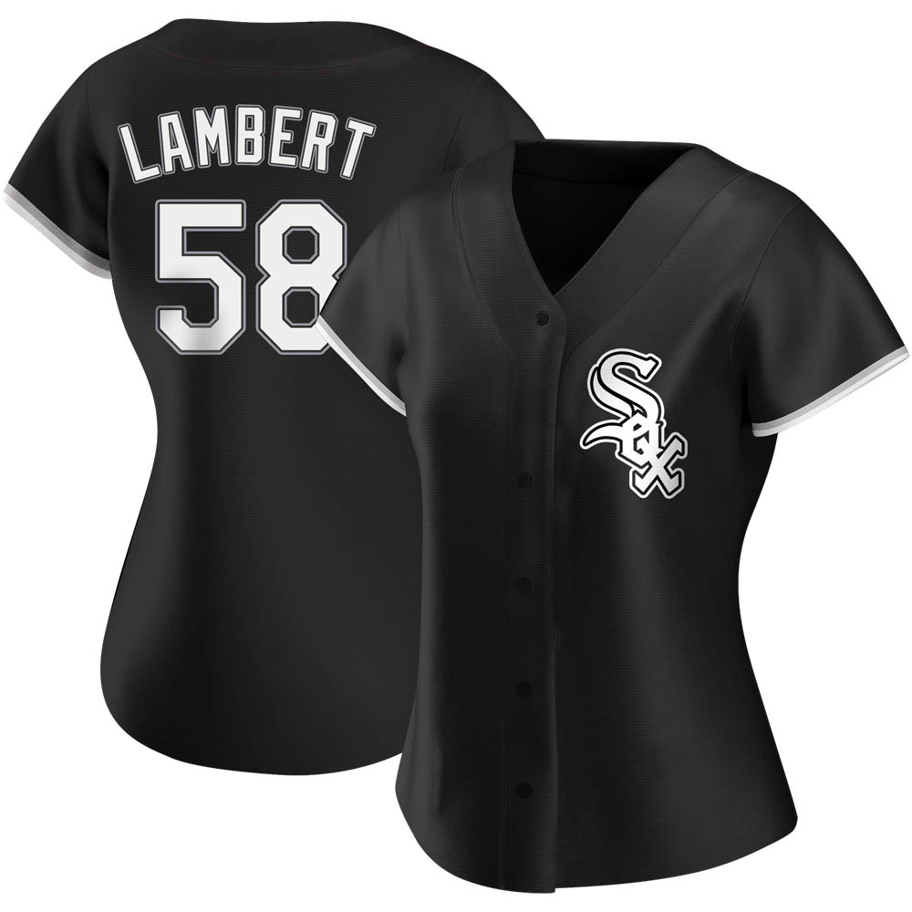 Authentic Jimmy Lambert Women's Chicago White Sox Black Alternate Jersey Authentic Jimmy Lambert Women's Chicago White Sox Black Alternate Jersey