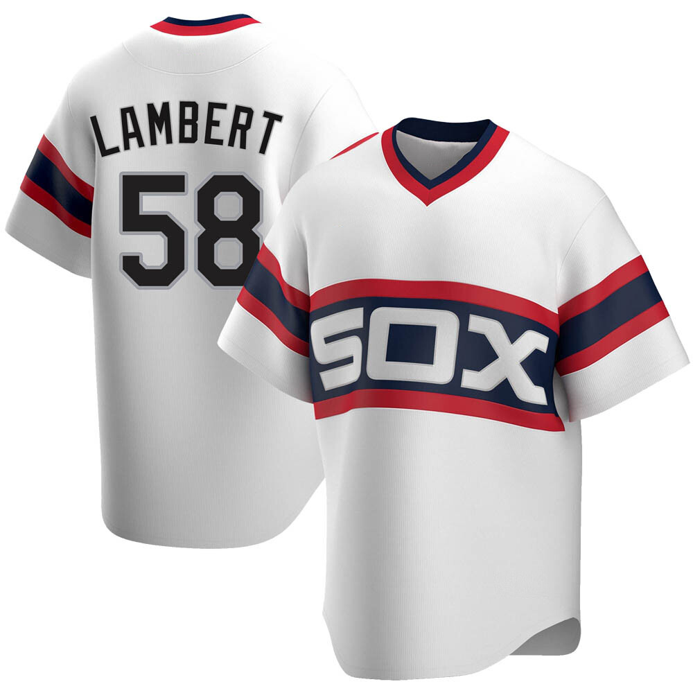 Replica Jimmy Lambert Youth Chicago White Sox White Cooperstown Collection Jersey Replica Jimmy Lambert Youth Chicago White Sox White Cooperstown Collection Jersey