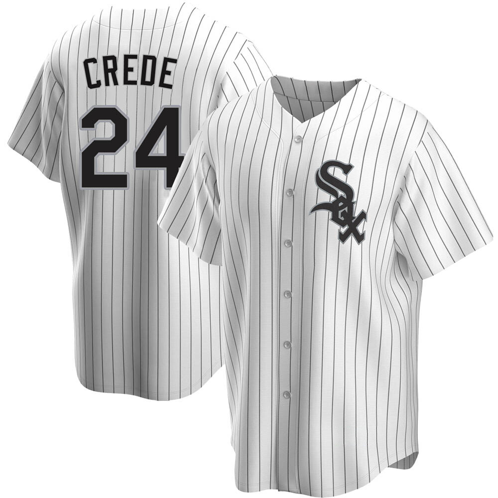 Replica Joe Crede Youth Chicago White Sox White Home Jersey Replica Joe Crede Youth Chicago White Sox White Home Jersey