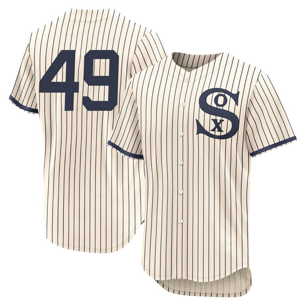 Authentic Jordan Leasure Men's Chicago White Sox Cream 2021 Field of Dreams Jersey