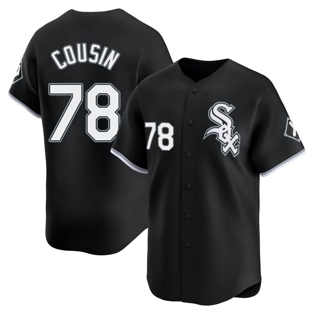 Limited Josimar Cousin Men's Chicago White Sox Black Alternate Jersey Limited Josimar Cousin Men's Chicago White Sox Black Alternate Jersey