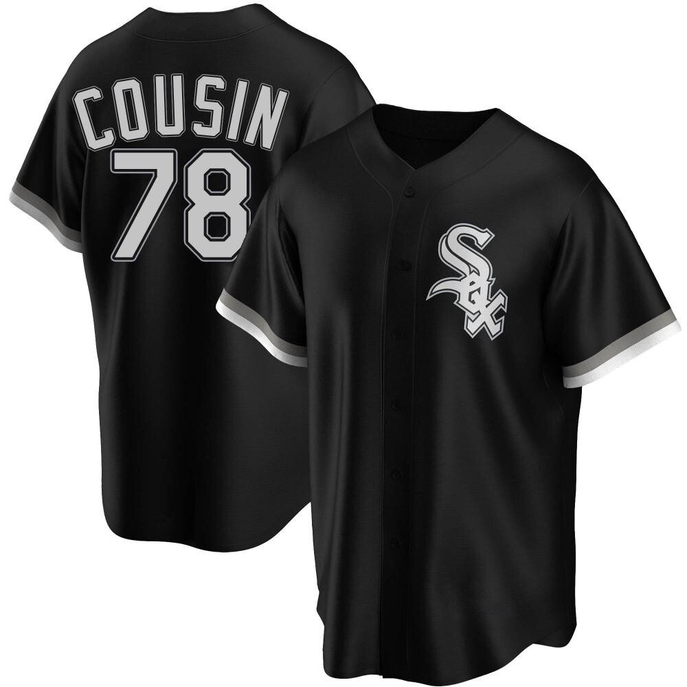 Replica Josimar Cousin Men's Chicago White Sox Black Alternate Jersey Replica Josimar Cousin Men's Chicago White Sox Black Alternate Jersey