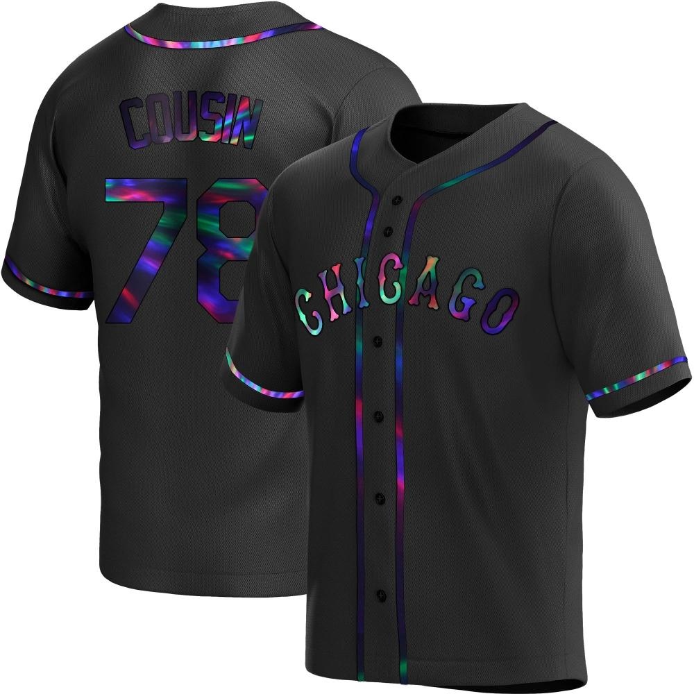 Replica Josimar Cousin Men's Chicago White Sox Black Holographic Alternate Jersey Replica Josimar Cousin Men's Chicago White Sox Black Holographic Alternate Jersey