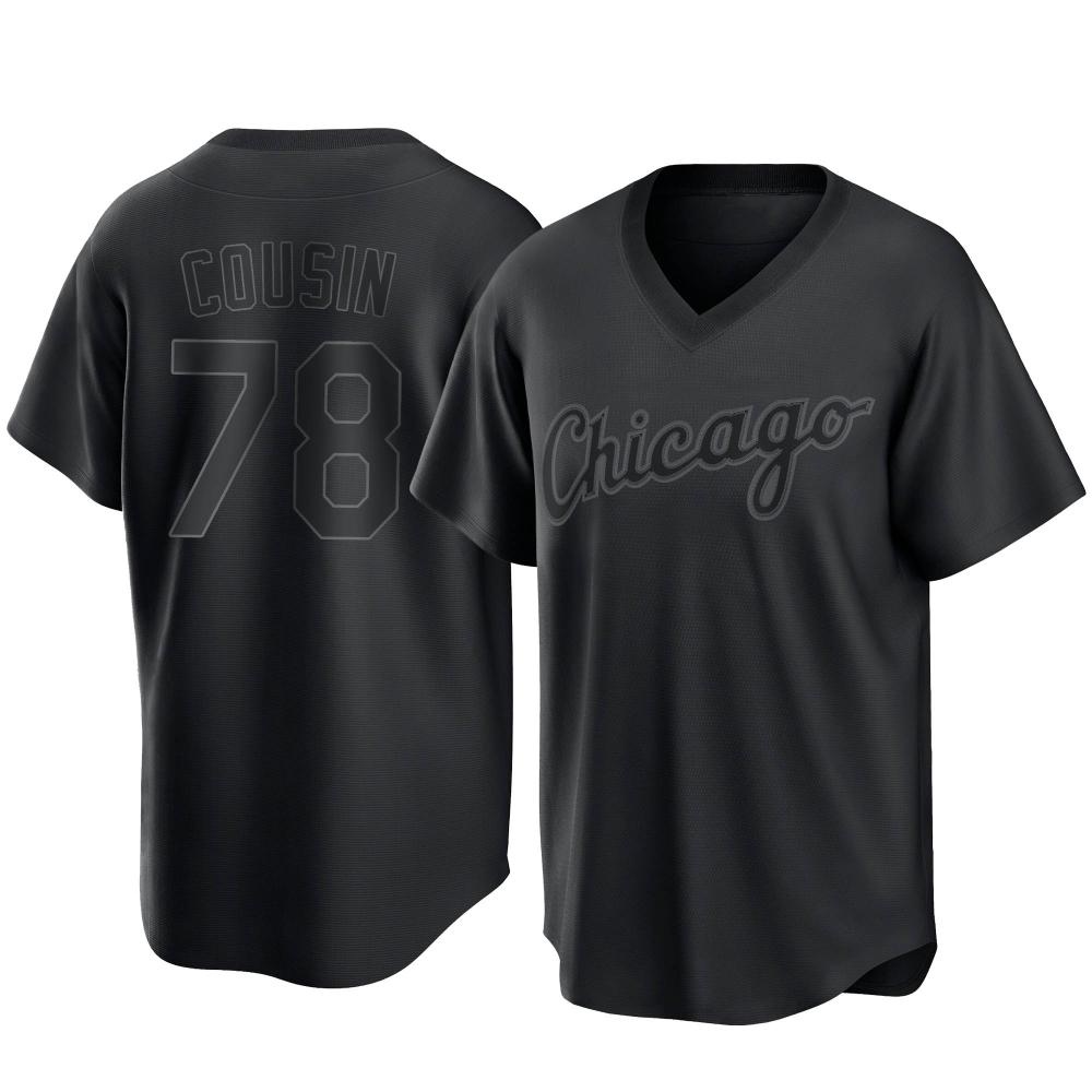 Replica Josimar Cousin Men's Chicago White Sox Black Pitch Fashion Jersey Replica Josimar Cousin Men's Chicago White Sox Black Pitch Fashion Jersey