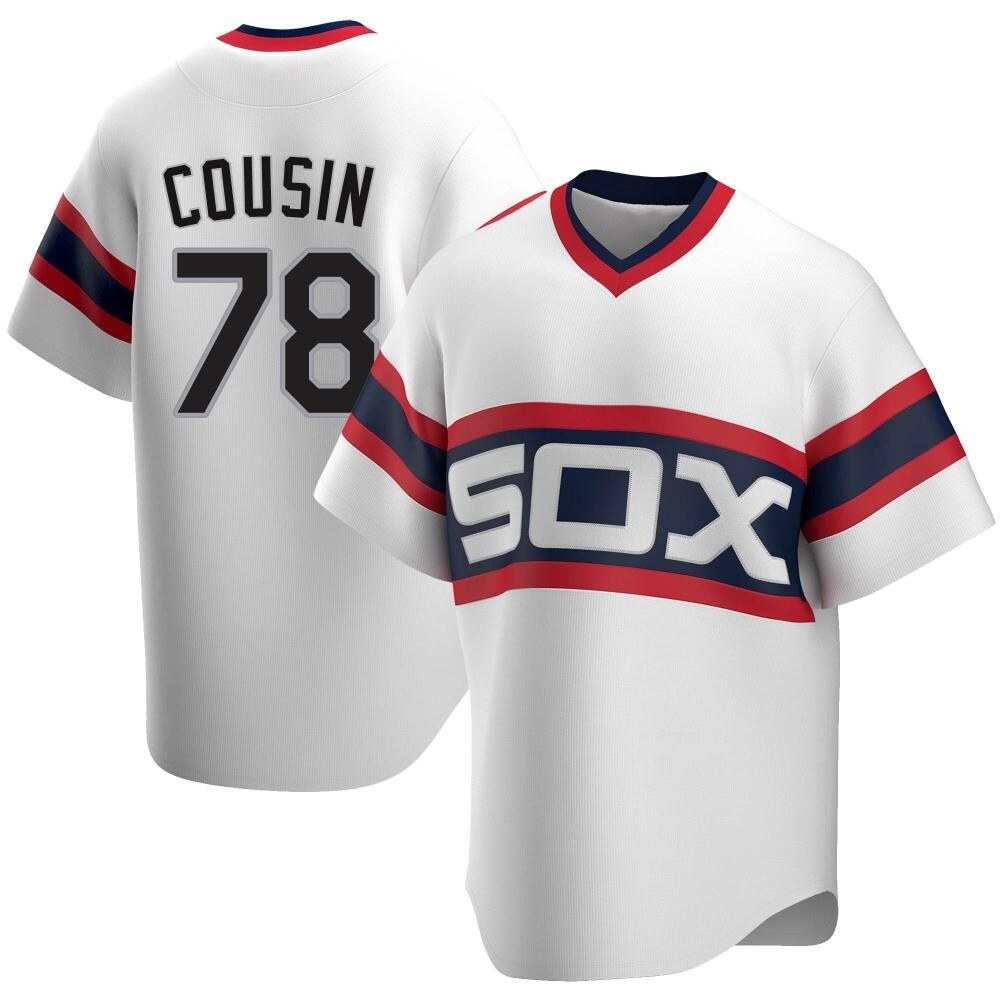 Replica Josimar Cousin Men's Chicago White Sox White Cooperstown Collection Jersey Replica Josimar Cousin Men's Chicago White Sox White Cooperstown Collection Jersey