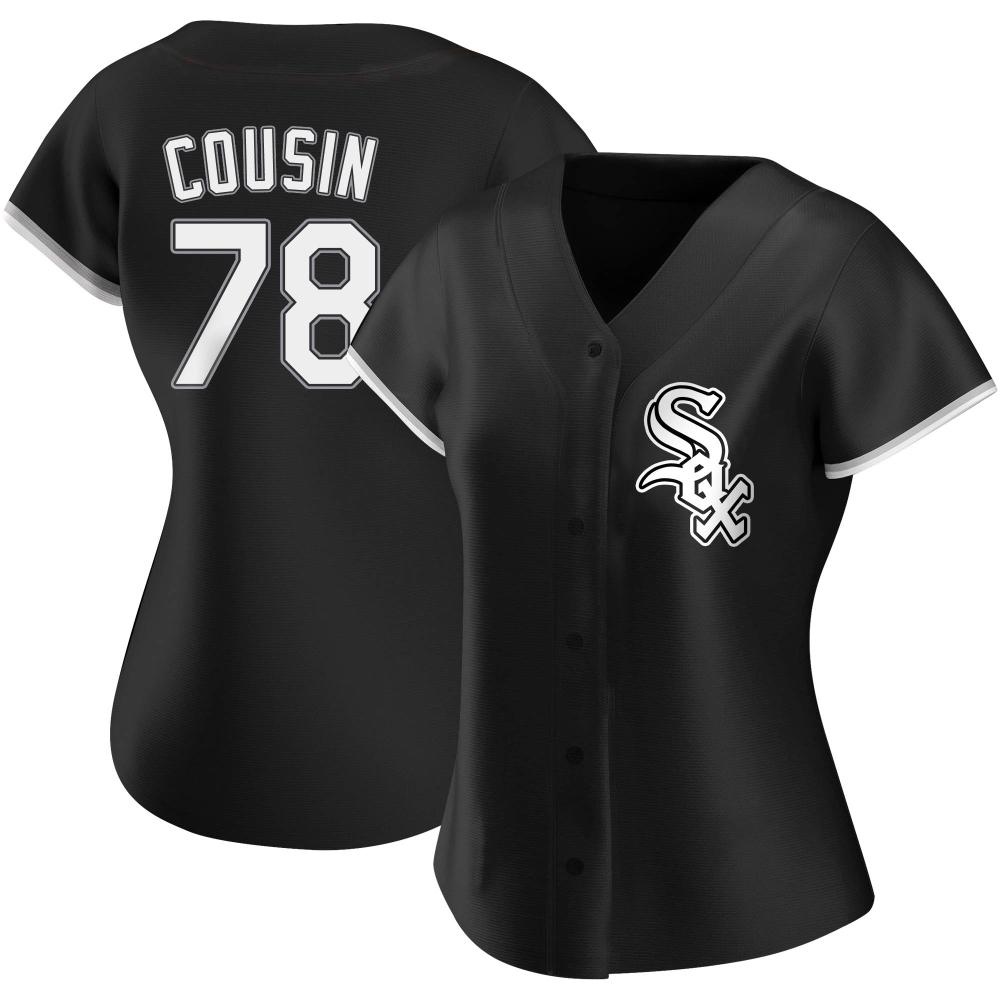 Replica Josimar Cousin Women's Chicago White Sox Black Alternate Jersey Replica Josimar Cousin Women's Chicago White Sox Black Alternate Jersey