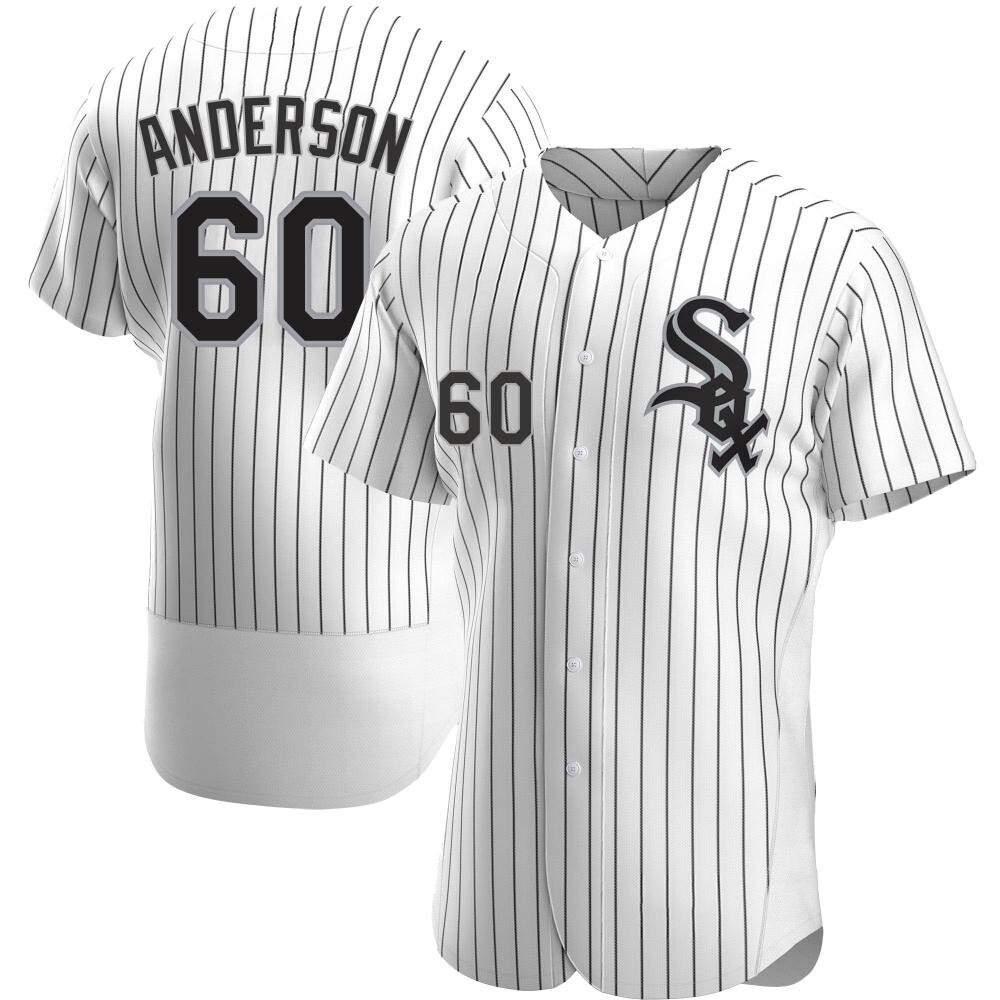 Authentic Justin Anderson Men's Chicago White Sox White Home Jersey Authentic Justin Anderson Men's Chicago White Sox White Home Jersey