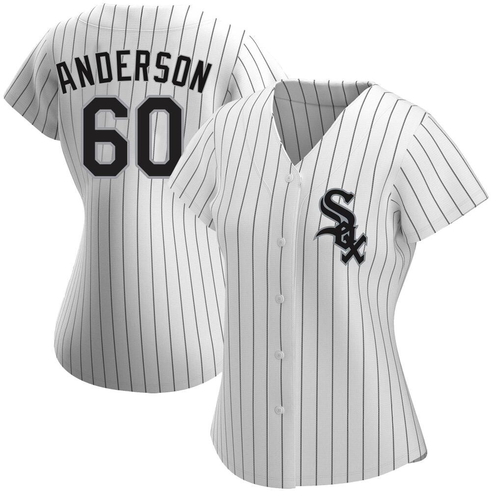 Authentic Justin Anderson Women's Chicago White Sox White Home Jersey Authentic Justin Anderson Women's Chicago White Sox White Home Jersey