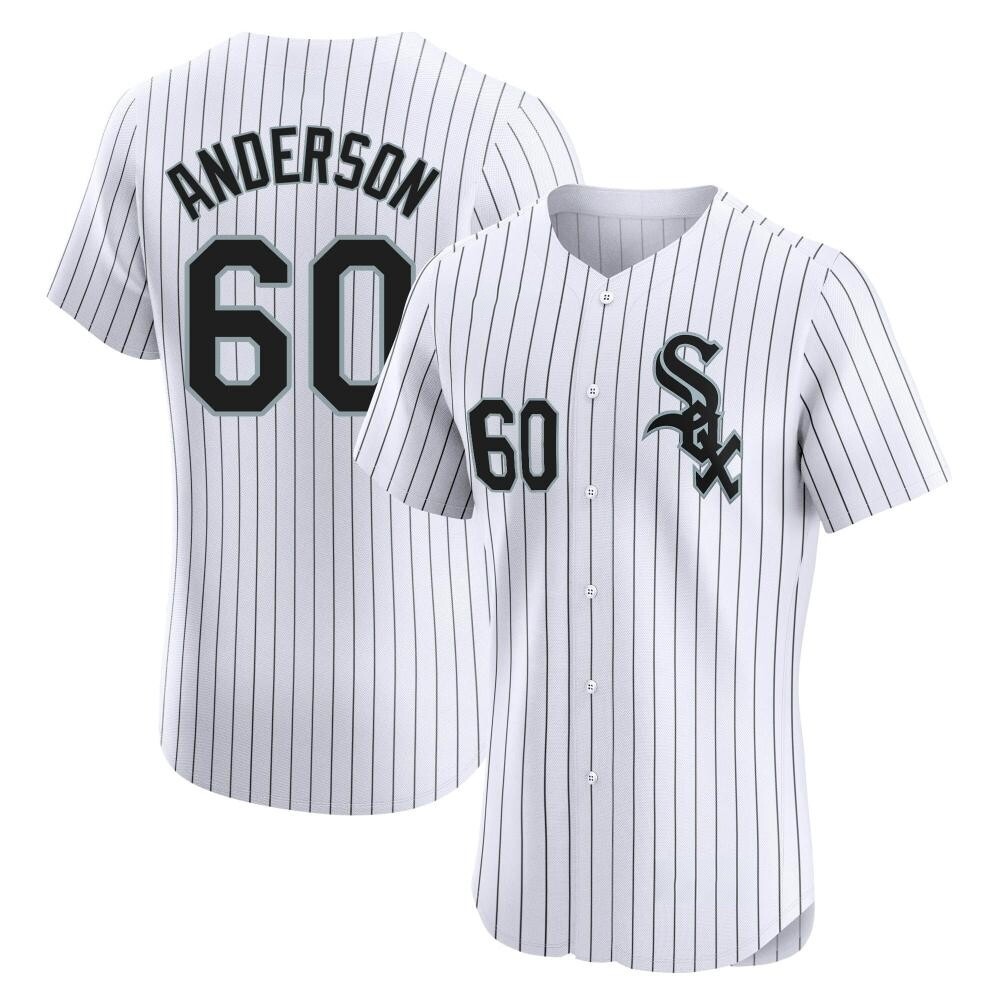 Elite Justin Anderson Men's Chicago White Sox White Home Jersey Elite Justin Anderson Men's Chicago White Sox White Home Jersey