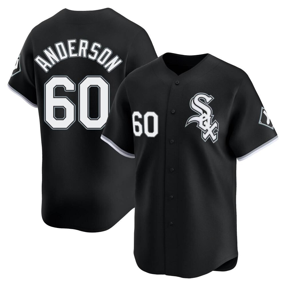 Limited Justin Anderson Youth Chicago White Sox Black Alternate Jersey Limited Justin Anderson Youth Chicago White Sox Black Alternate Jersey