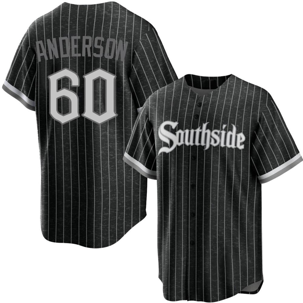 Replica Justin Anderson Youth Chicago White Sox Black 2021 City Connect Jersey Replica Justin Anderson Youth Chicago White Sox Black 2021 City Connect Jersey