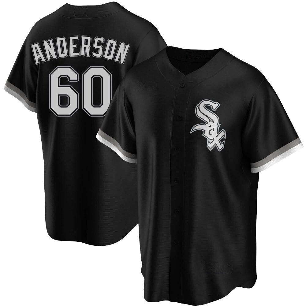 Replica Justin Anderson Youth Chicago White Sox Black Alternate Jersey Replica Justin Anderson Youth Chicago White Sox Black Alternate Jersey