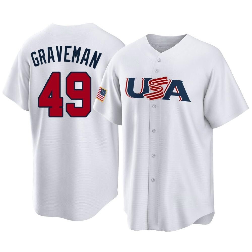 Replica Kendall Graveman Youth Chicago White Sox White USA Baseball 2023 World Baseball Classic Jersey Replica Kendall Graveman Youth Chicago White Sox White USA Baseball 2023 World Baseball Classic Jersey