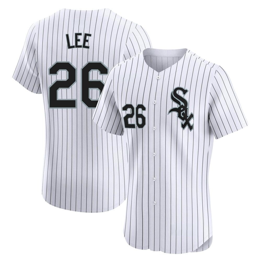Elite Korey Lee Men's Chicago White Sox White Home Jersey