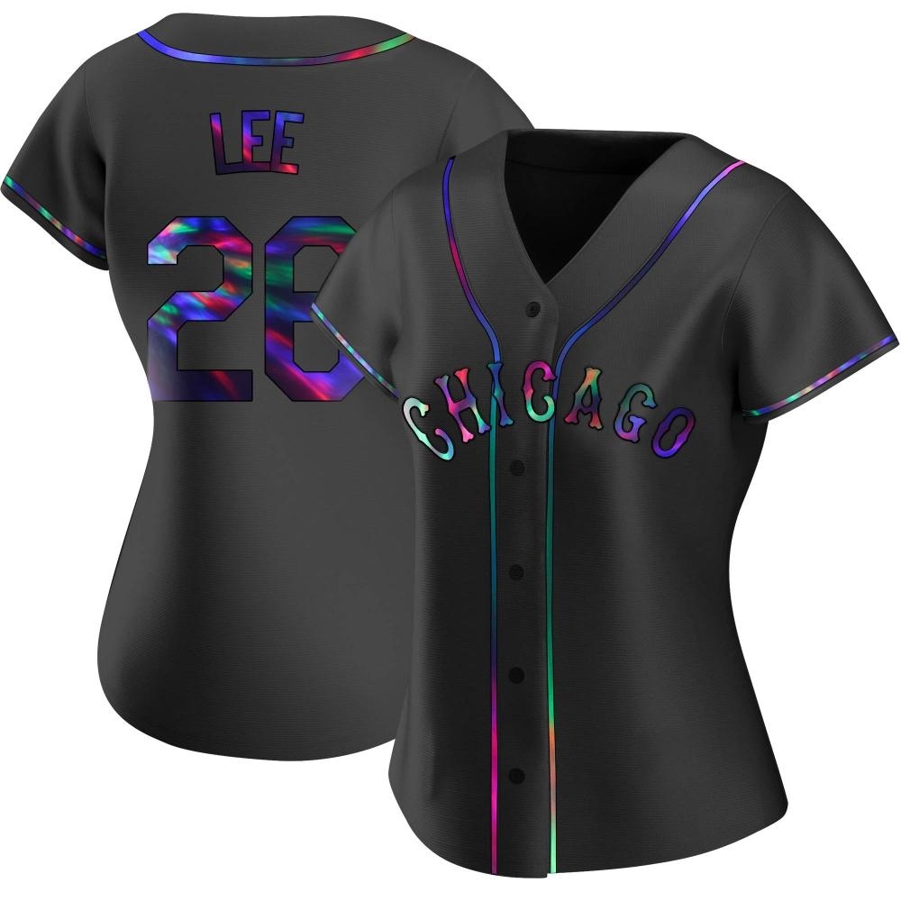 Replica Korey Lee Women's Chicago White Sox Black Holographic Alternate Jersey Replica Korey Lee Women's Chicago White Sox Black Holographic Alternate Jersey