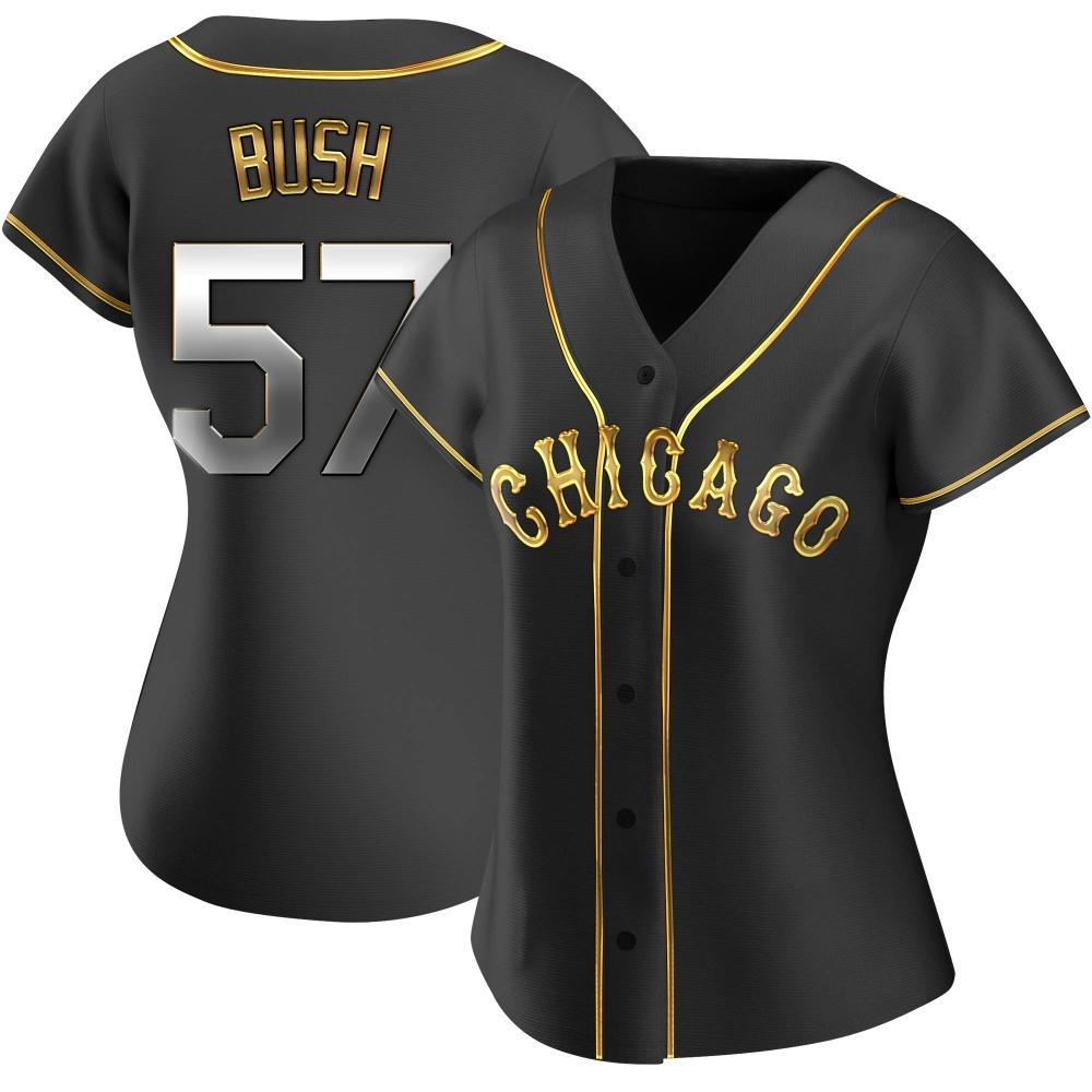Replica Ky Bush Women's Chicago White Sox Black Golden Alternate Jersey Replica Ky Bush Women's Chicago White Sox Black Golden Alternate Jersey