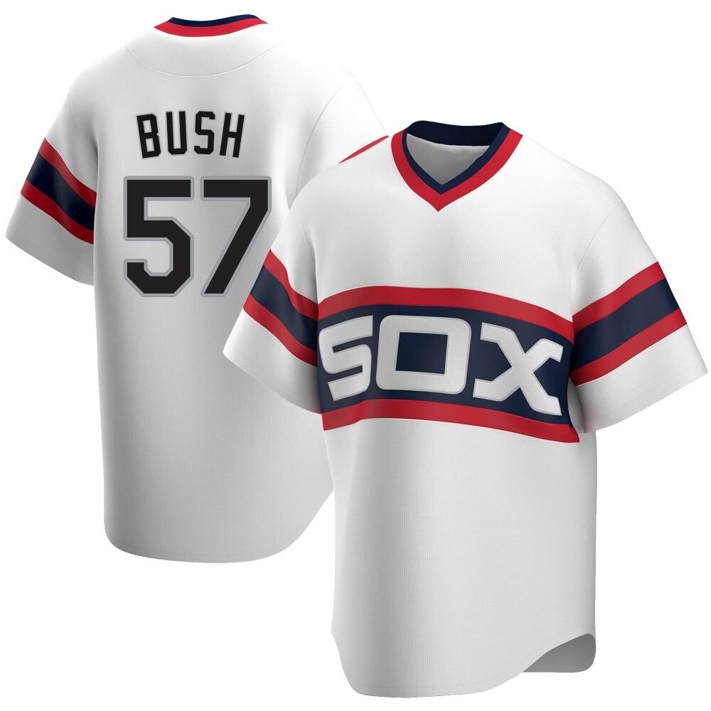 Replica Ky Bush Youth Chicago White Sox White Cooperstown Collection Jersey Replica Ky Bush Youth Chicago White Sox White Cooperstown Collection Jersey